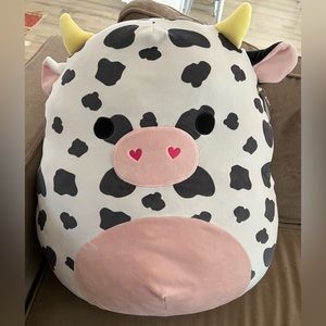 20” Colin the Cow Squishmallow— Valentine’s Edition